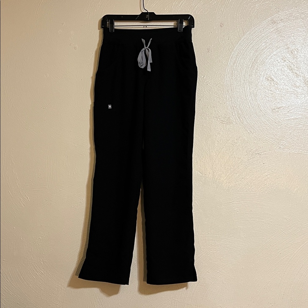 Figs Black Scrub Pants XS Petite